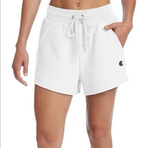 Champion White Sweatshorts